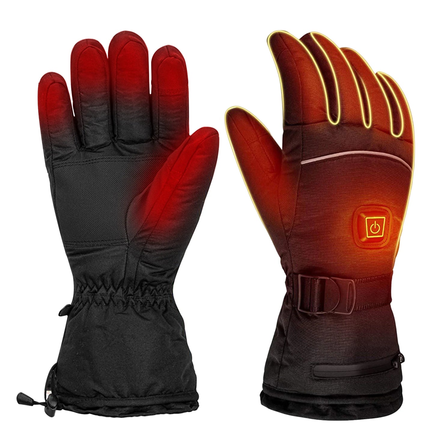 USB Heated Ski Gloves – Rechargeable & Adjustable