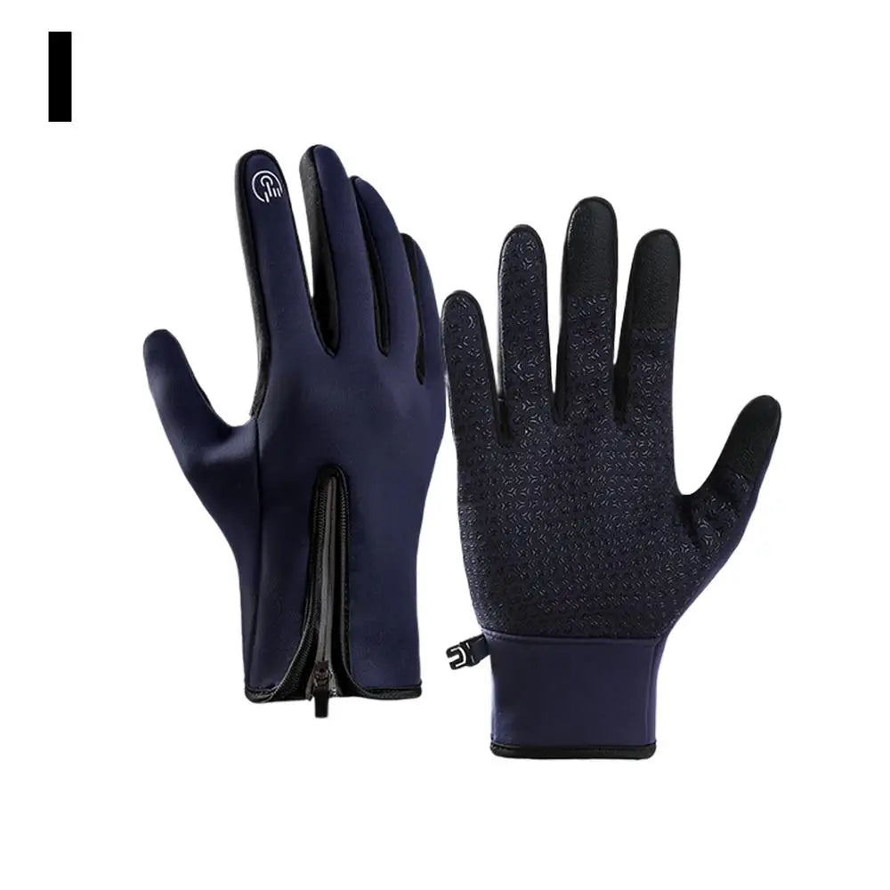 Touchscreen Winter Gloves – Zippered for Men & Women