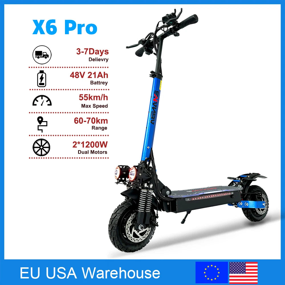 48V 2000W Off-Road Scooter