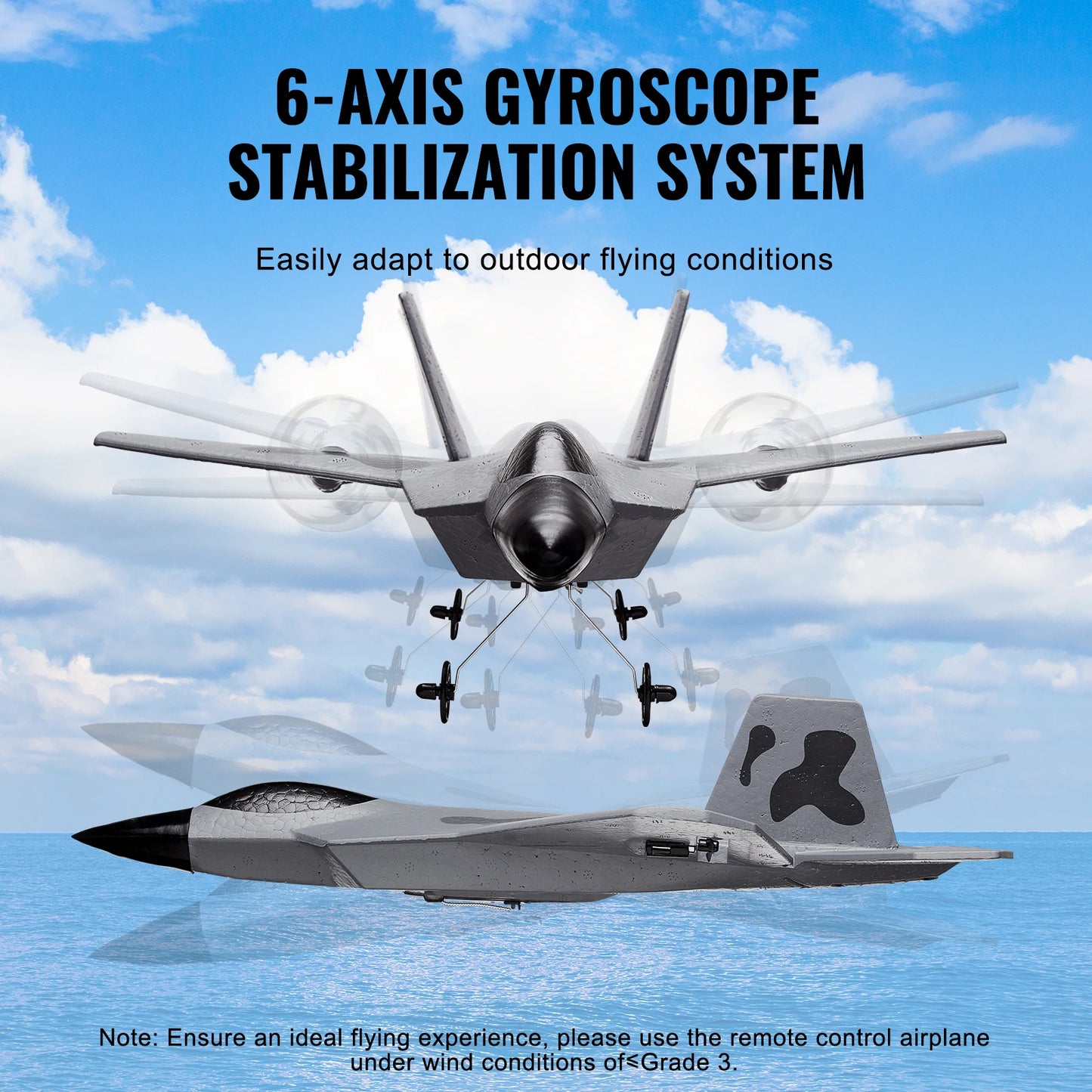 Vevor F-22 RC Plane