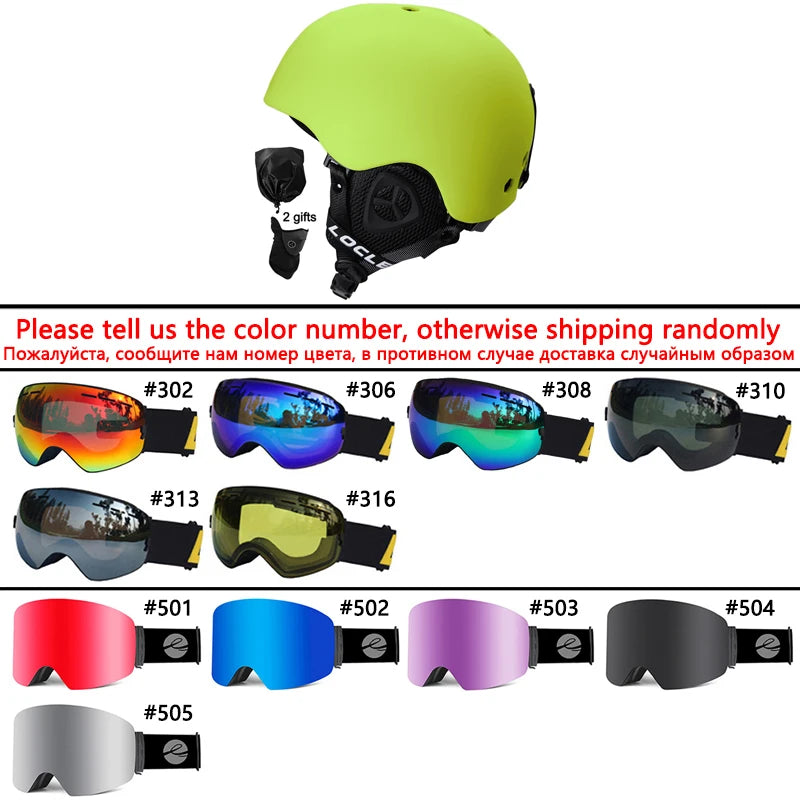 LOCLE All-Ages Ski Helmet