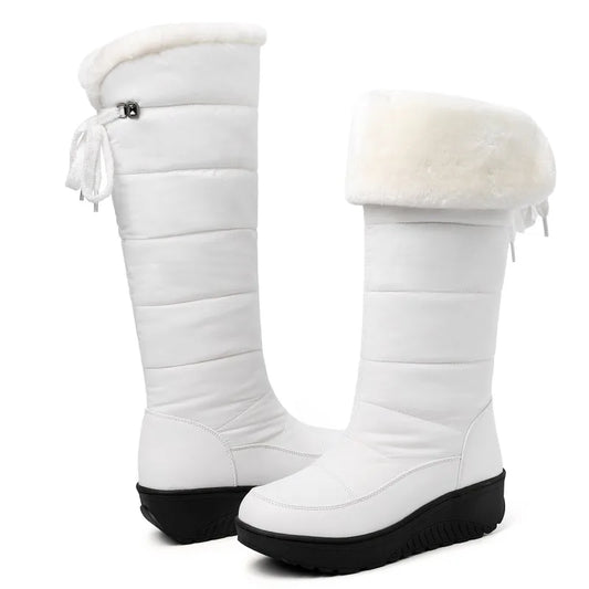 Women’s Winter Wedge Boots – Waterproof & Fur Lined