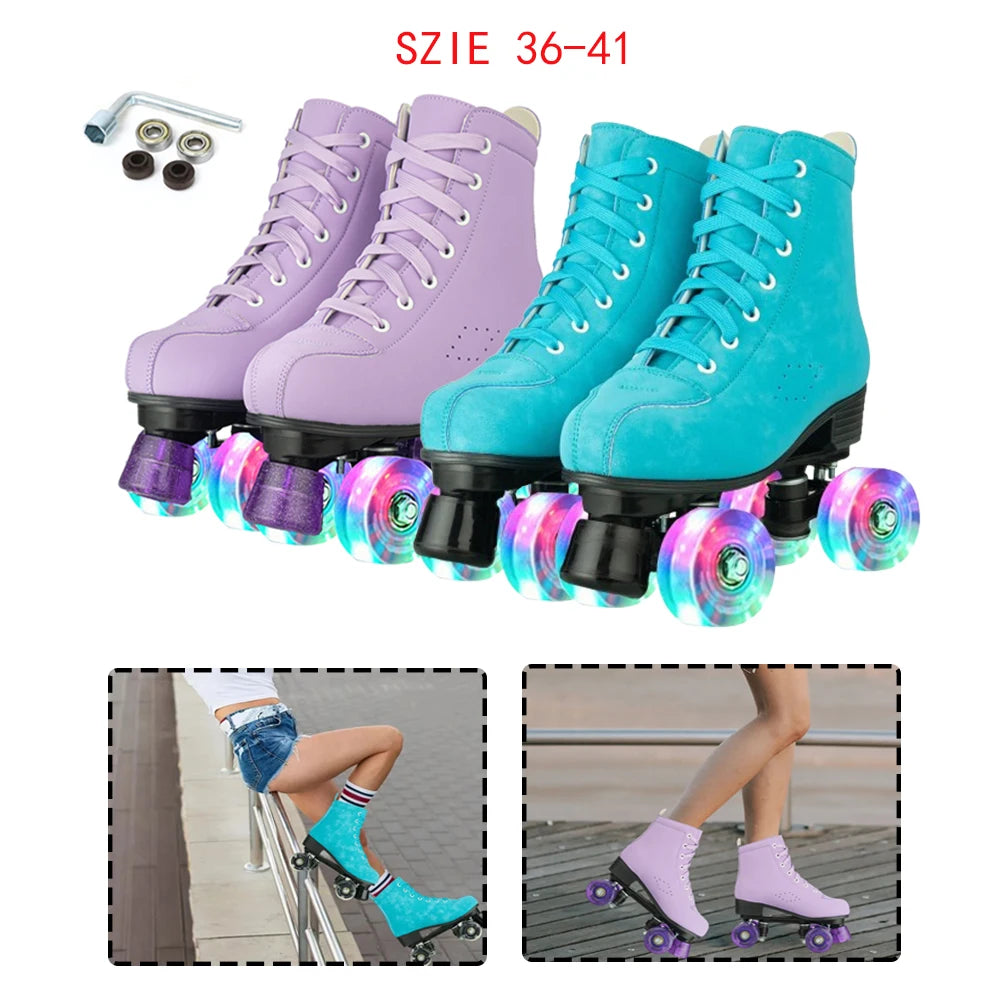 Quality Artificial Leather Roller Skates